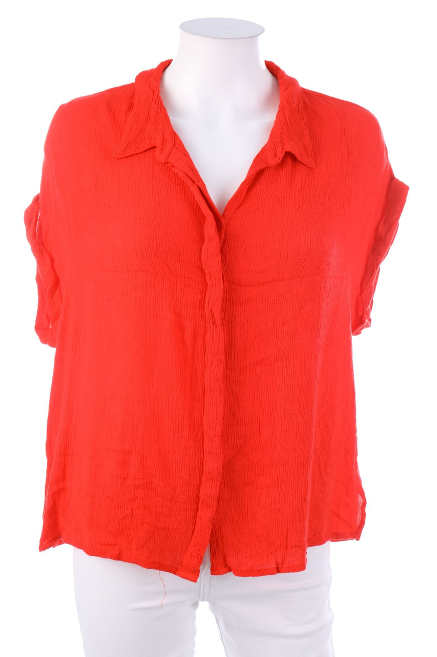 Chicorée - Hemd-Bluse mit kurzem Ärmel - L