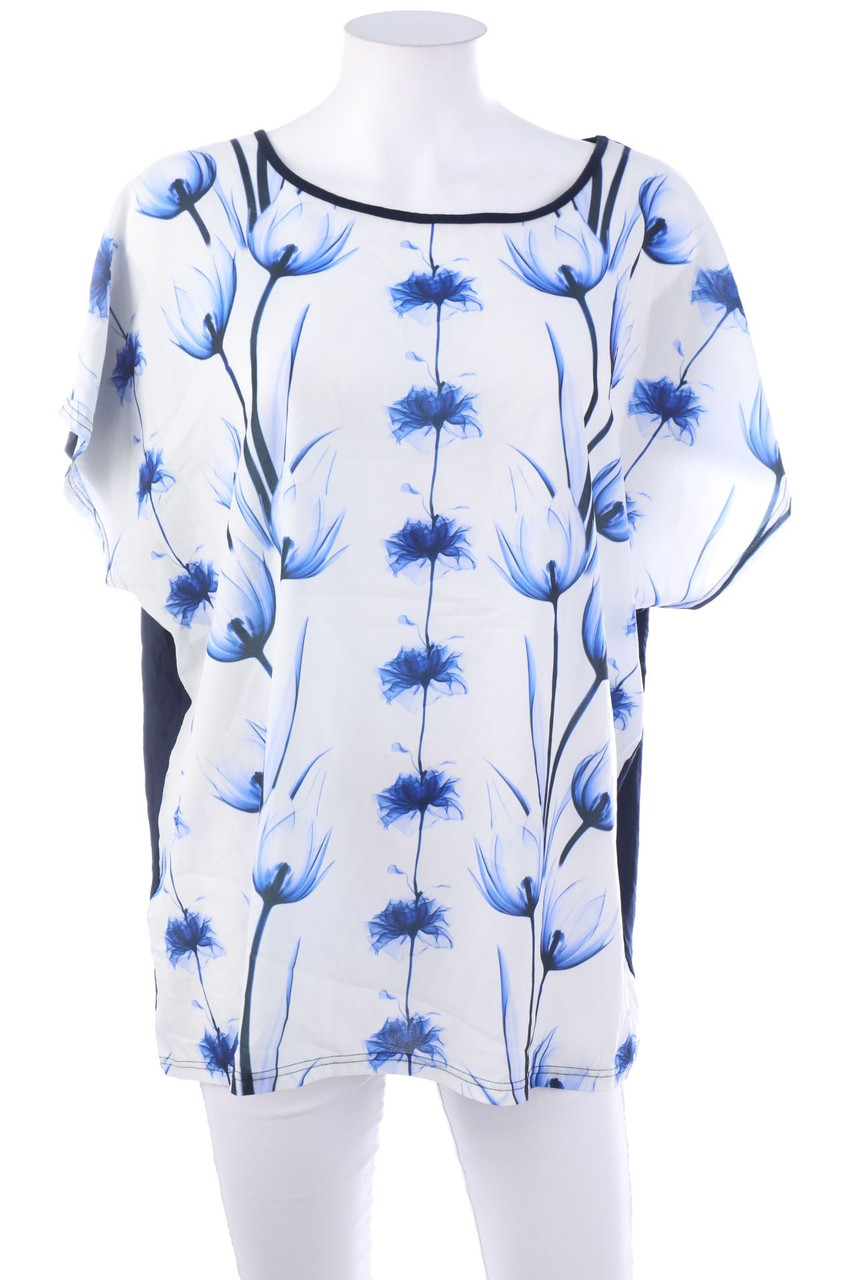 steilmann - Kurzarm-Bluse - XXXXL