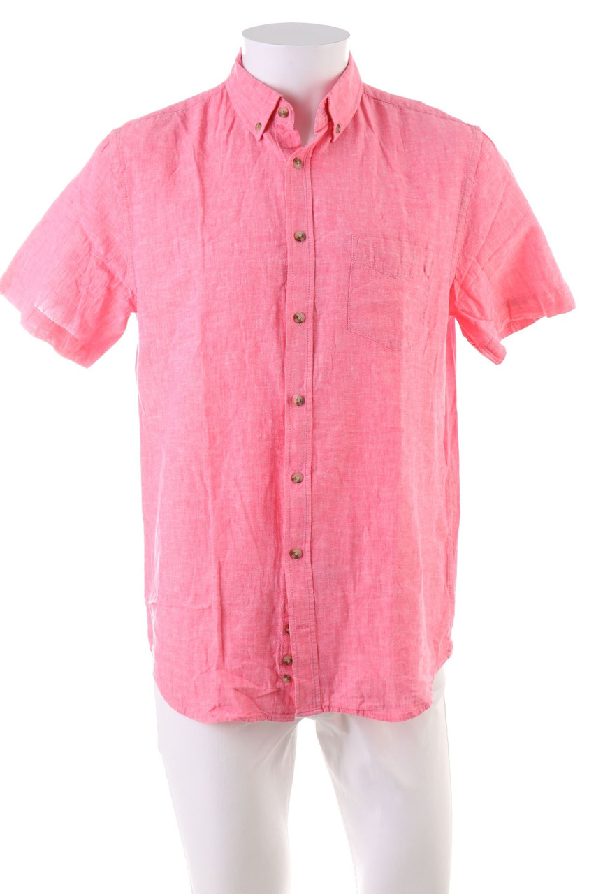 C&A - Kurzarm-Hemd mit Button-down-Kragen - M