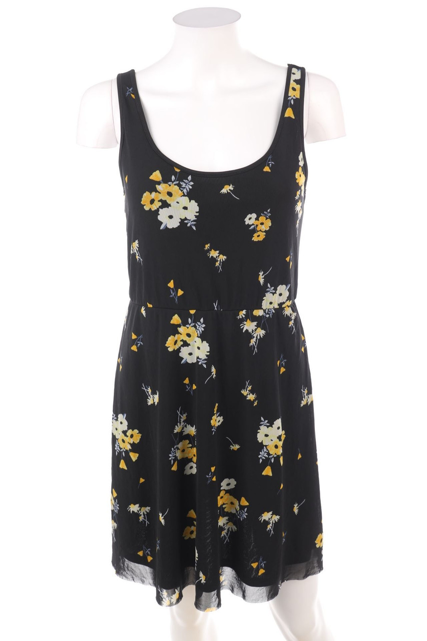 even&odd - Minikleid mit Blumen-Print - L