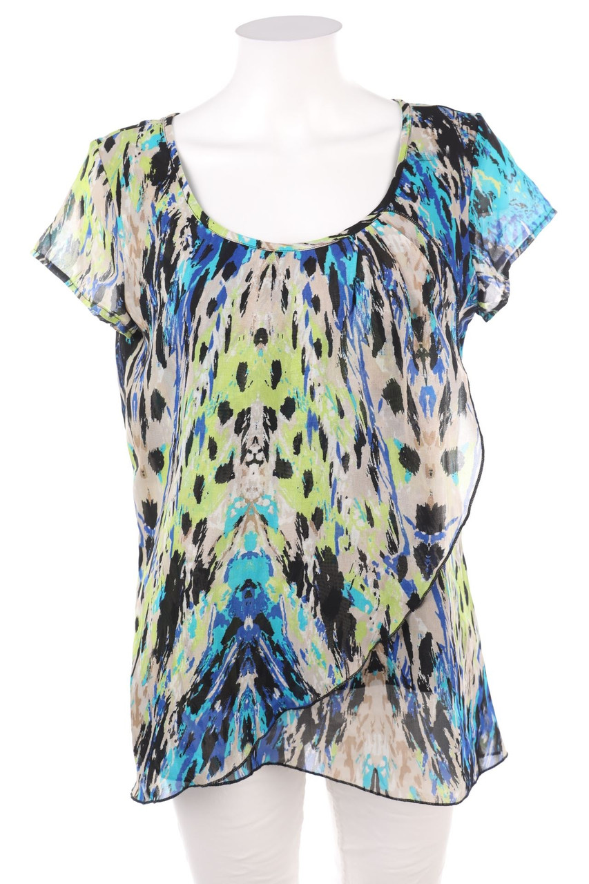 manguun - Kurzarm-Bluse - L