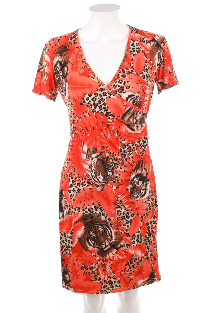 Ohne Label - Print-Kleid - D 42