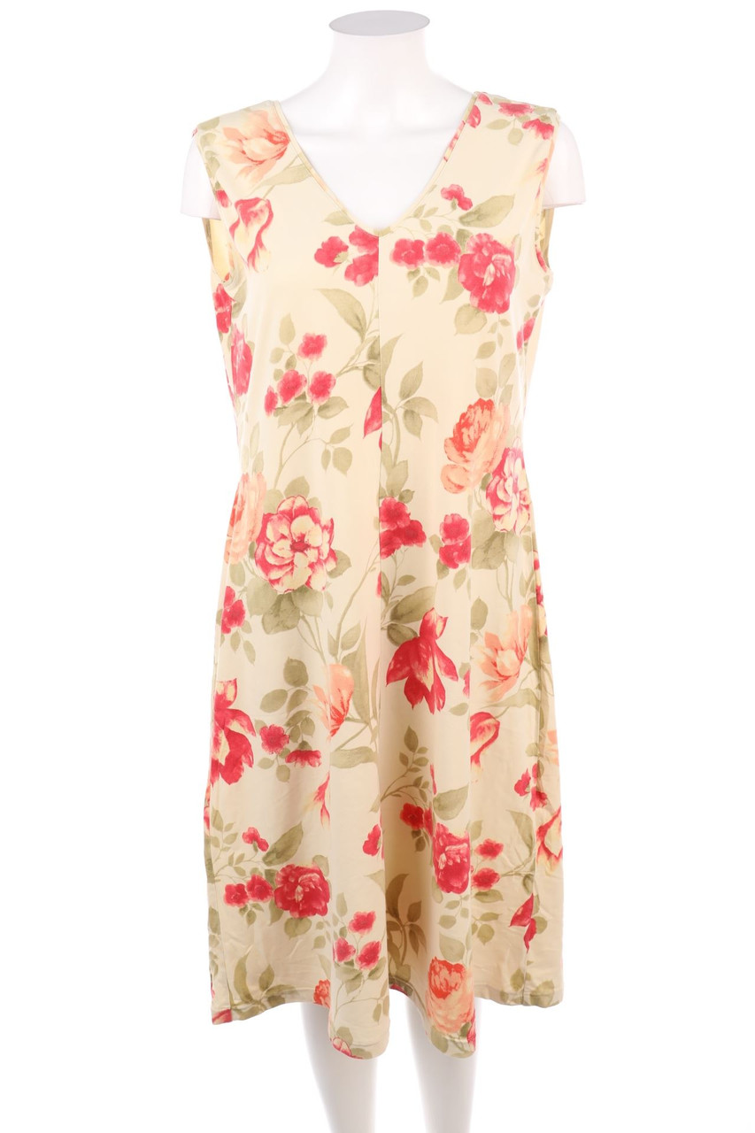 Ohne Label - Kleid mit Blumen-Print - D 42