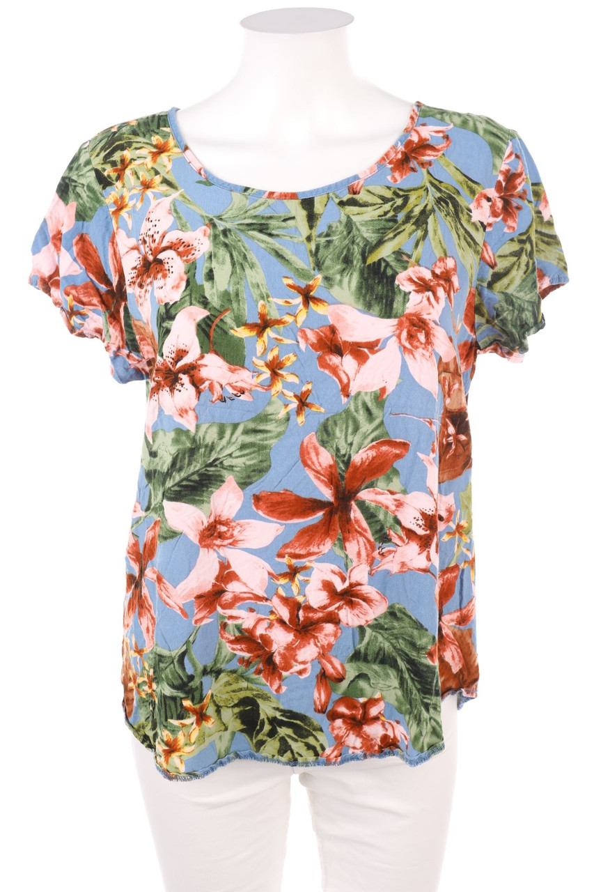 Chicorée - Kurzarm-Bluse - XL