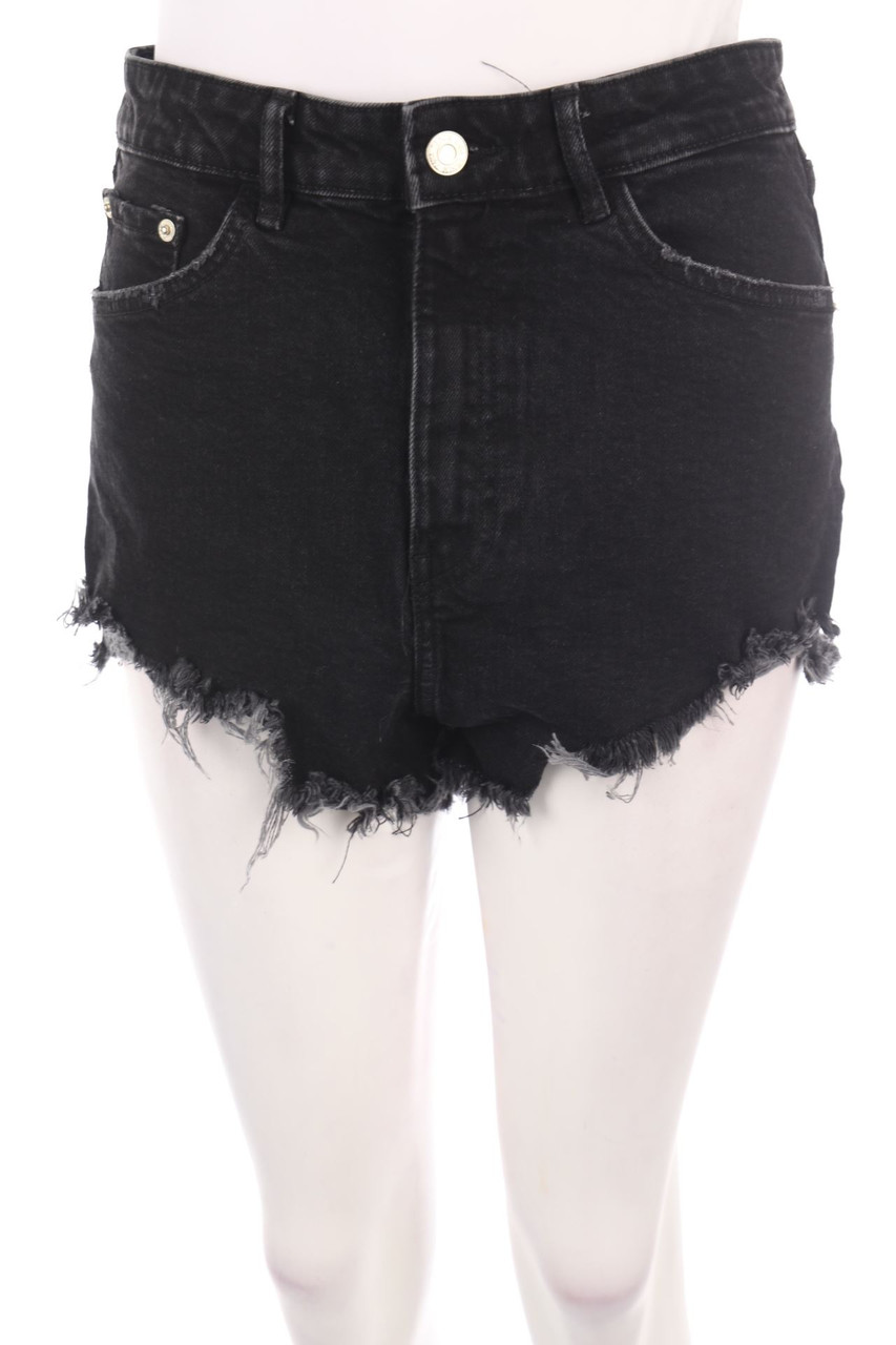 ZARA - Distressed Jeans-Shorts - L