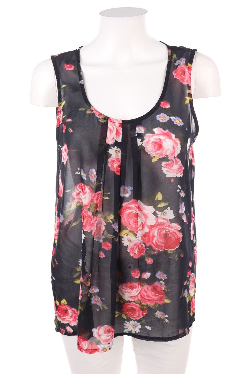 ONLY - Blusentop mit Blumen-Print - M