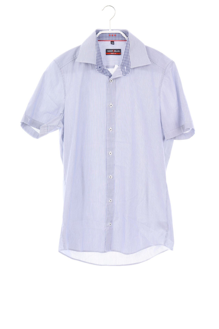 MARVELIS - Hemd-Bluse mit kurzem Ärmel aus Baumwolle - S