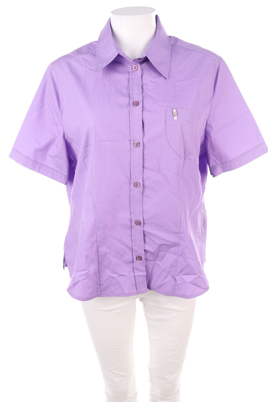 SECONDHAND - Hemd-Bluse mit kurzem Ärmel - XL