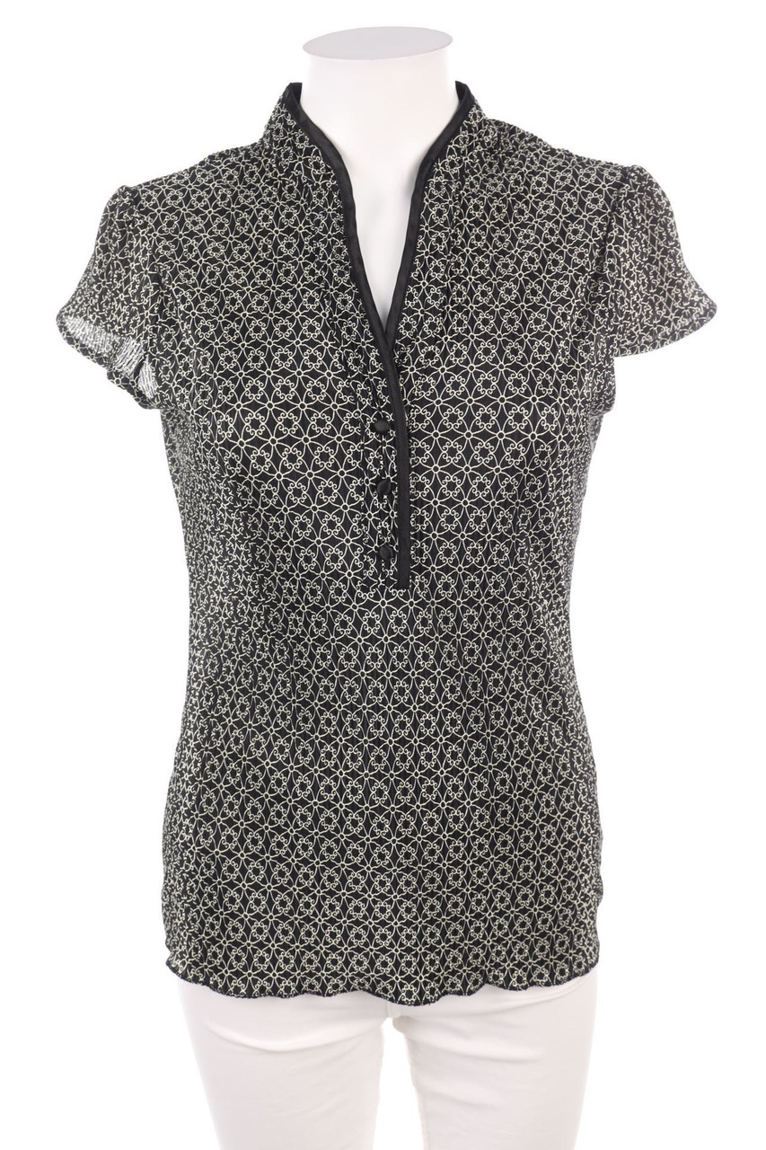 next - Kurzarm-Bluse mit floralem Muster - D 40