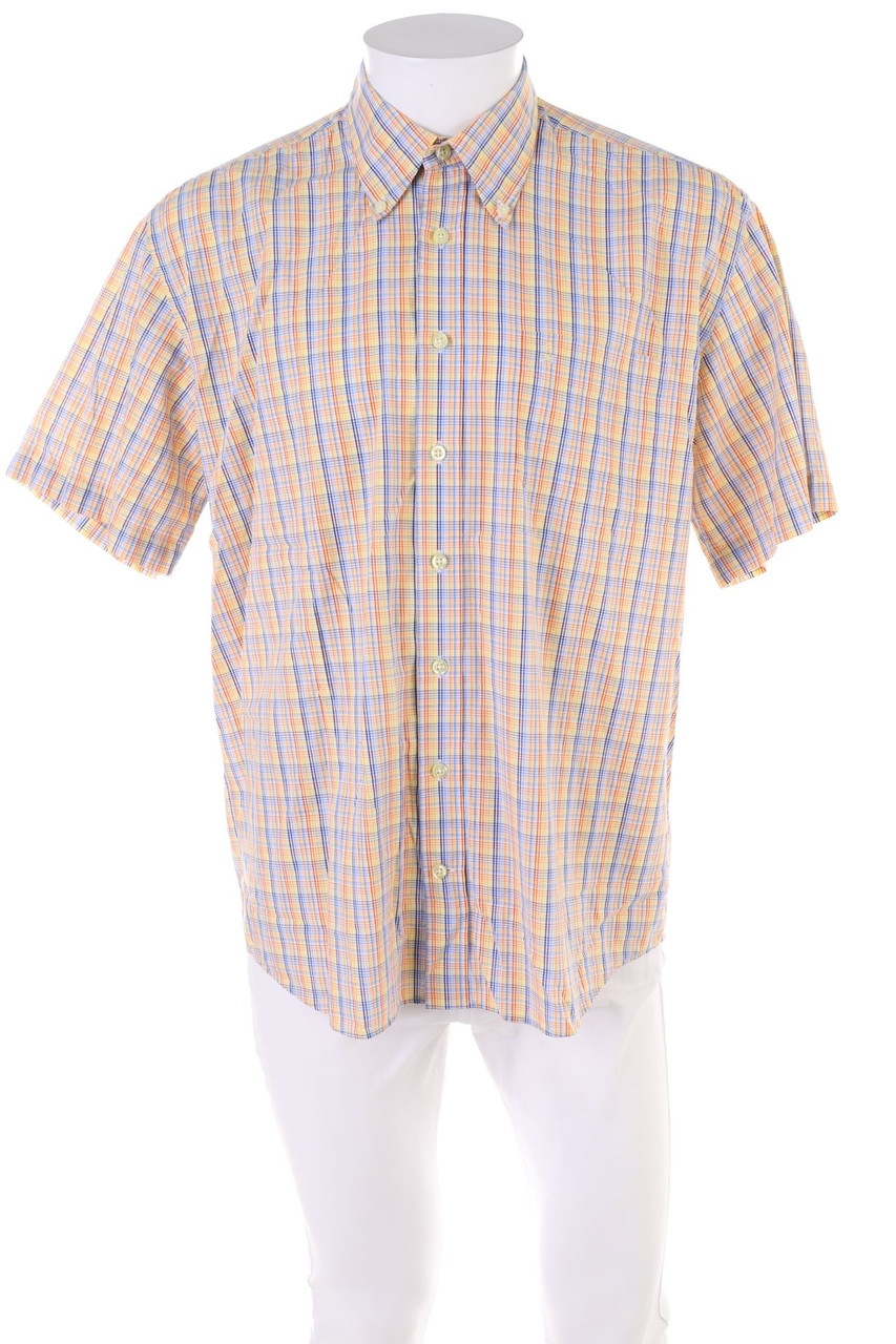 DANIEL HECHTER PARIS - Kurzarm-Hemd mit Button-down-Kragen - L