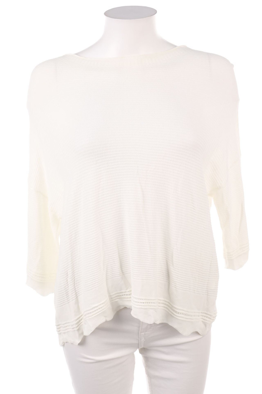 NEW COLLECTION - Strick-Pullover mit 3/4-Ärmel - D 42