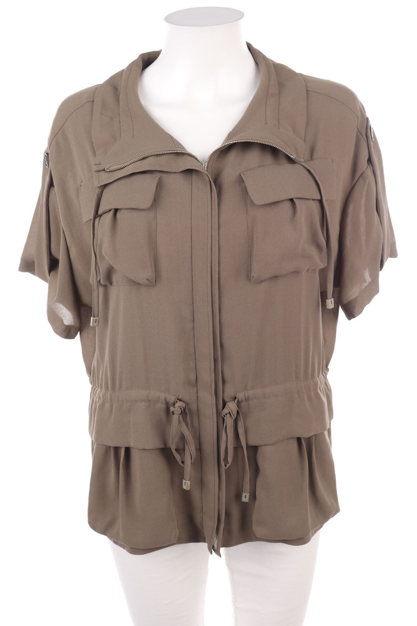 MARC CAIN - Kurzarm-Jacke mit aufgesetzten Taschen - D 36