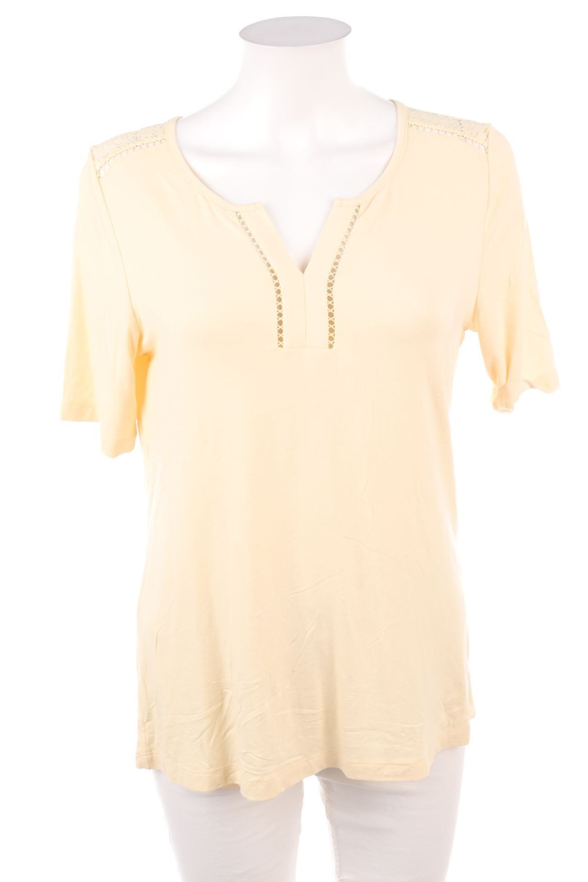 Pfeffinger - Kurzarm-Shirt mit Spitze - D 42