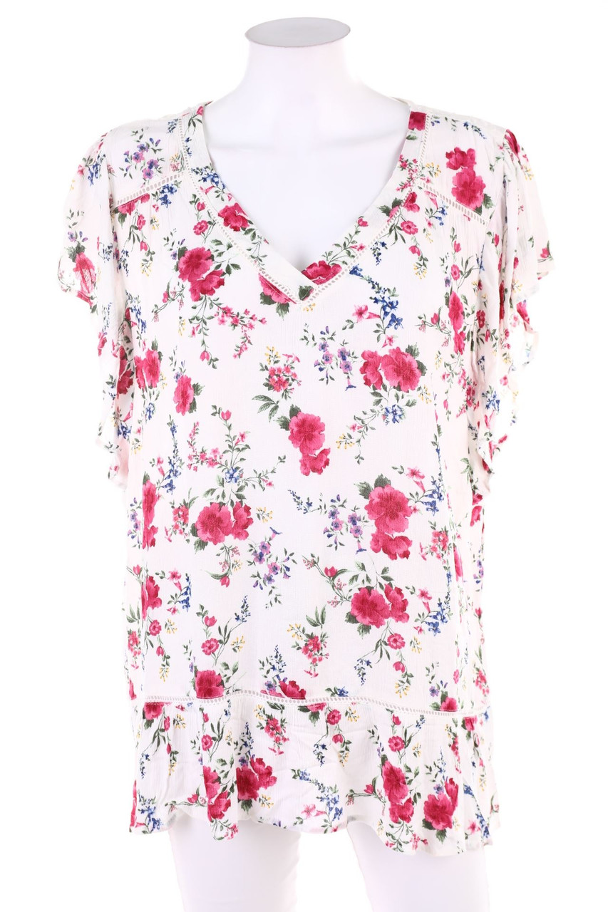 Janina - Volant-Bluse - 48