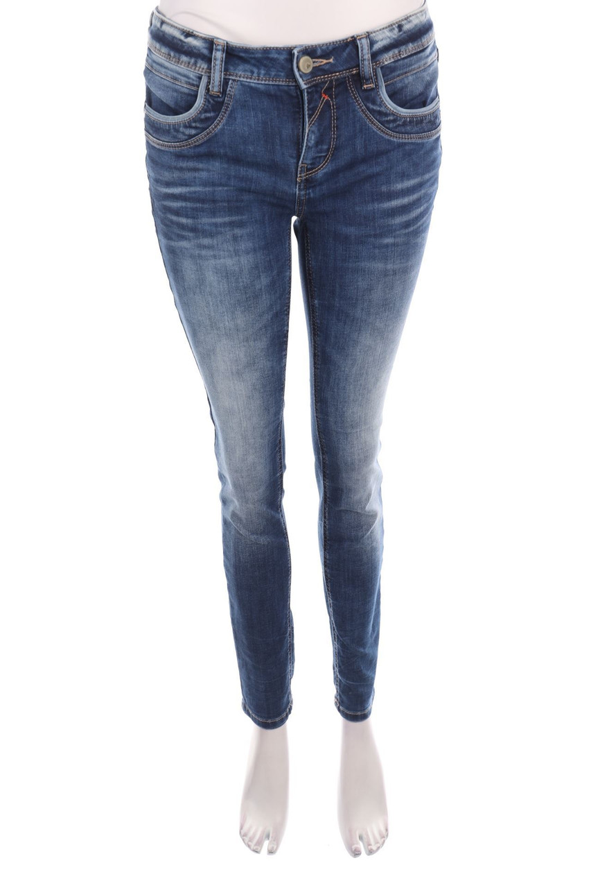 Street One - Used Look Skinny-Jeans - W27