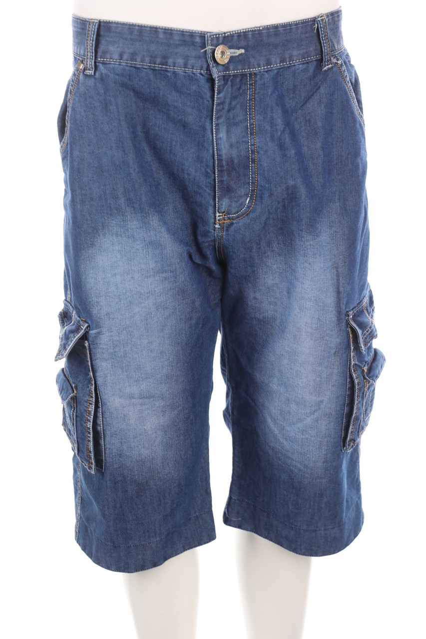 SECONDHAND - Denim-Cargo-Shorts - W41