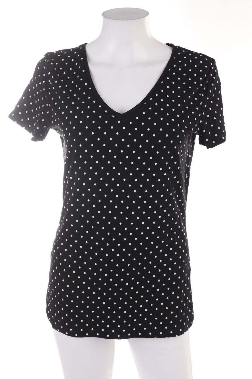 C&A - Kurzarm-Shirt mit Pünktchen - M