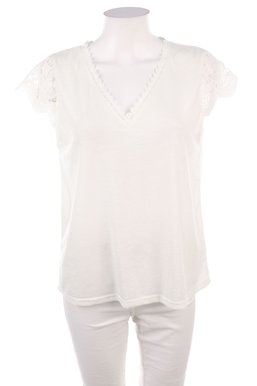 SHEIN - Kurzarm-Bluse - L