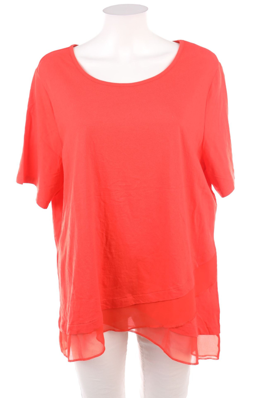Ohne Label - Kurzarm-Bluse - 48