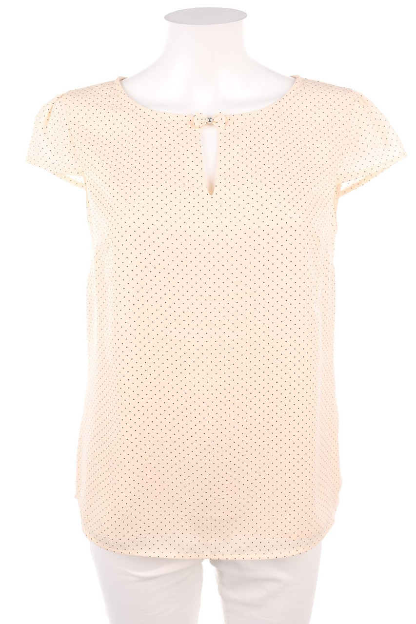 orsay - Kurzarm-Bluse mit Pünktchen - D 38