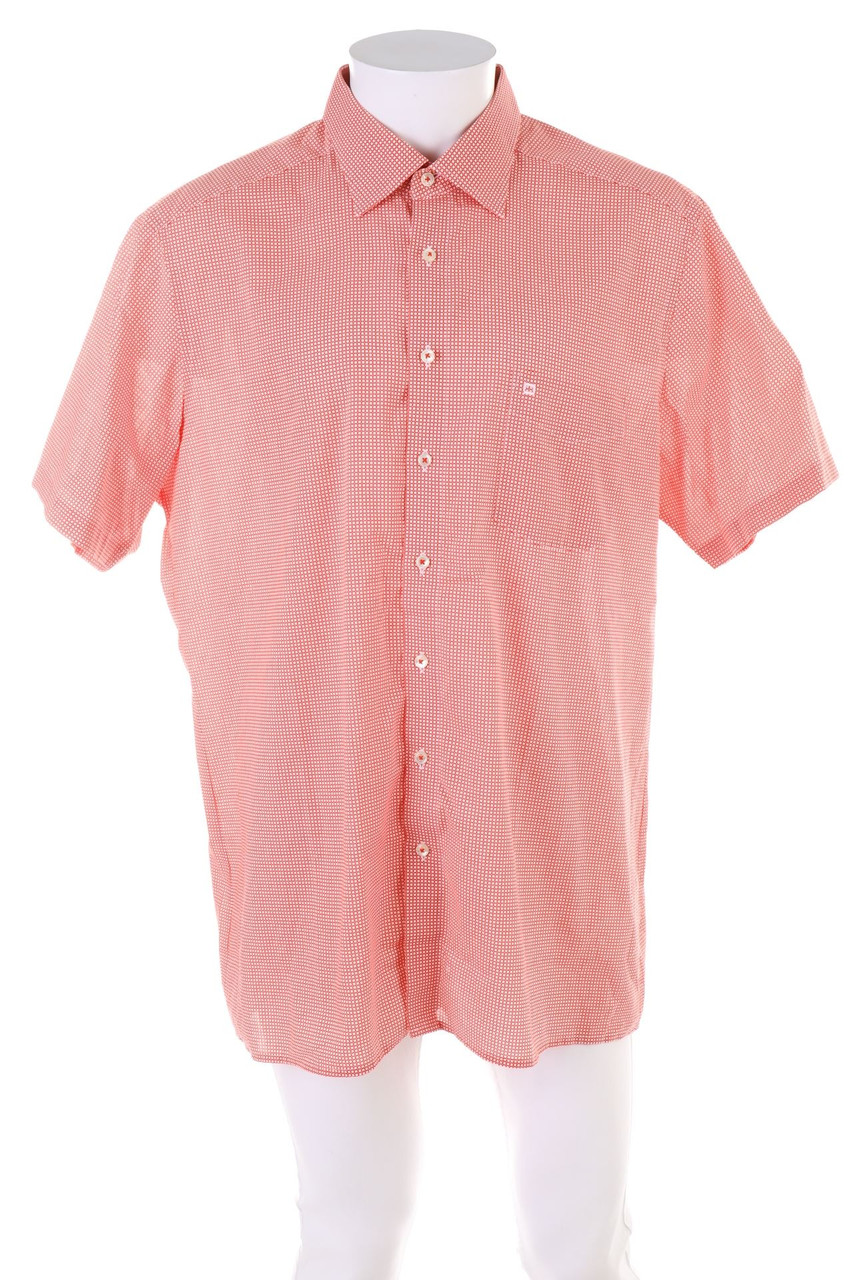 OLYMP - Kurzarm-Hemd mit Karo-Muster - XXL