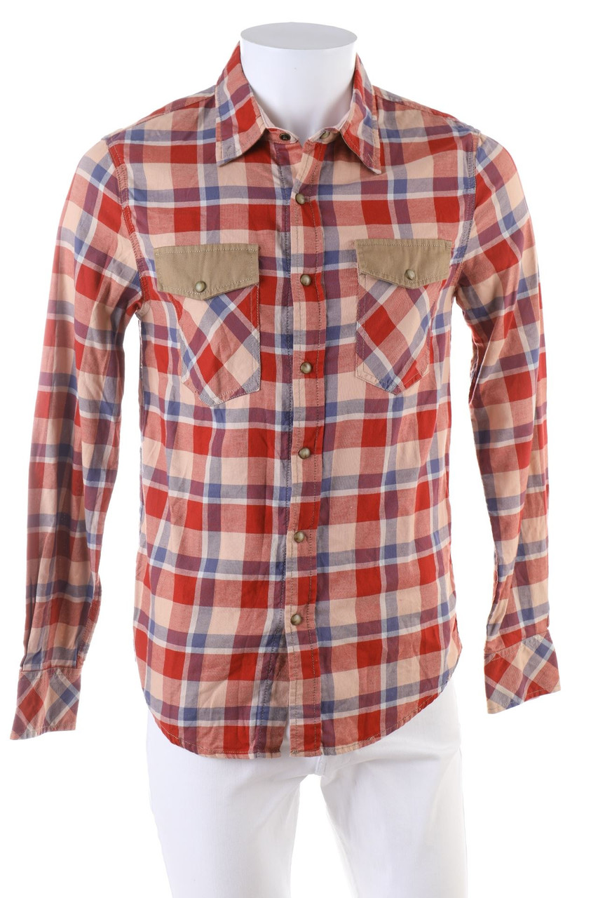 Bershka - kariertes Hemd aus Baumwolle - M