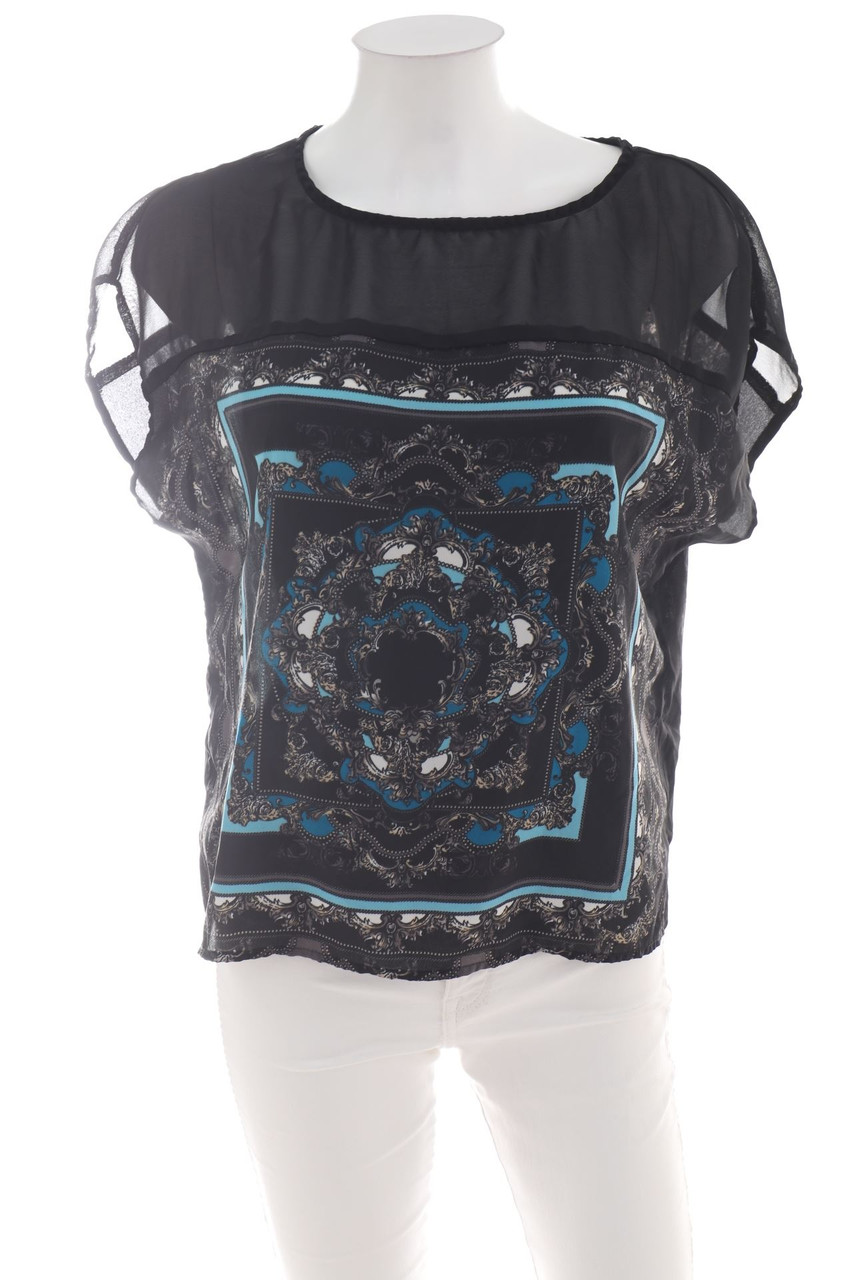 flame - Kurzarm-Bluse - M