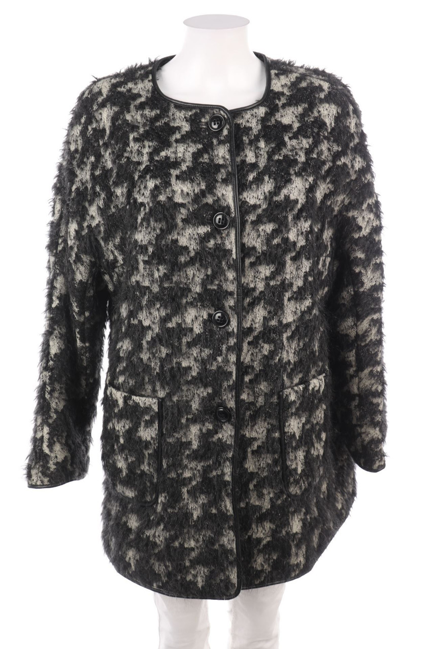 BASLER - Mantel aus Schurwoll-Mix mit Mohair - D 40