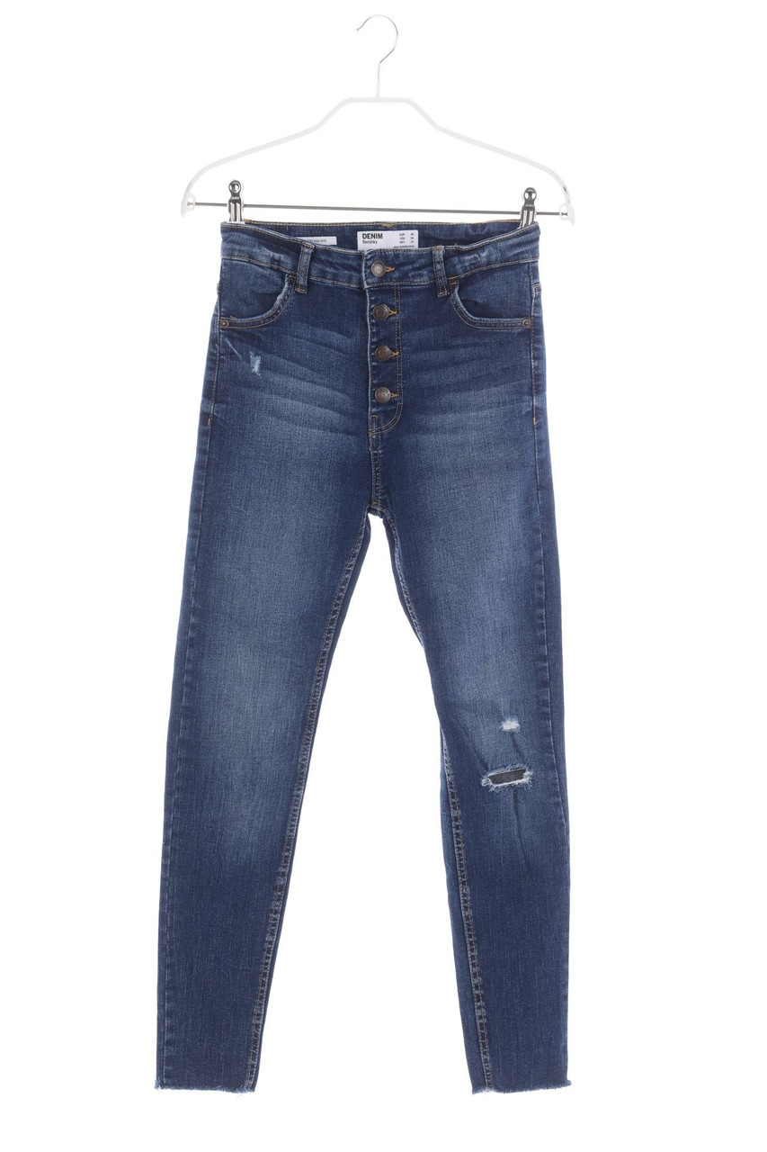 Bershka - Destroyed Skinny-Jeans - S