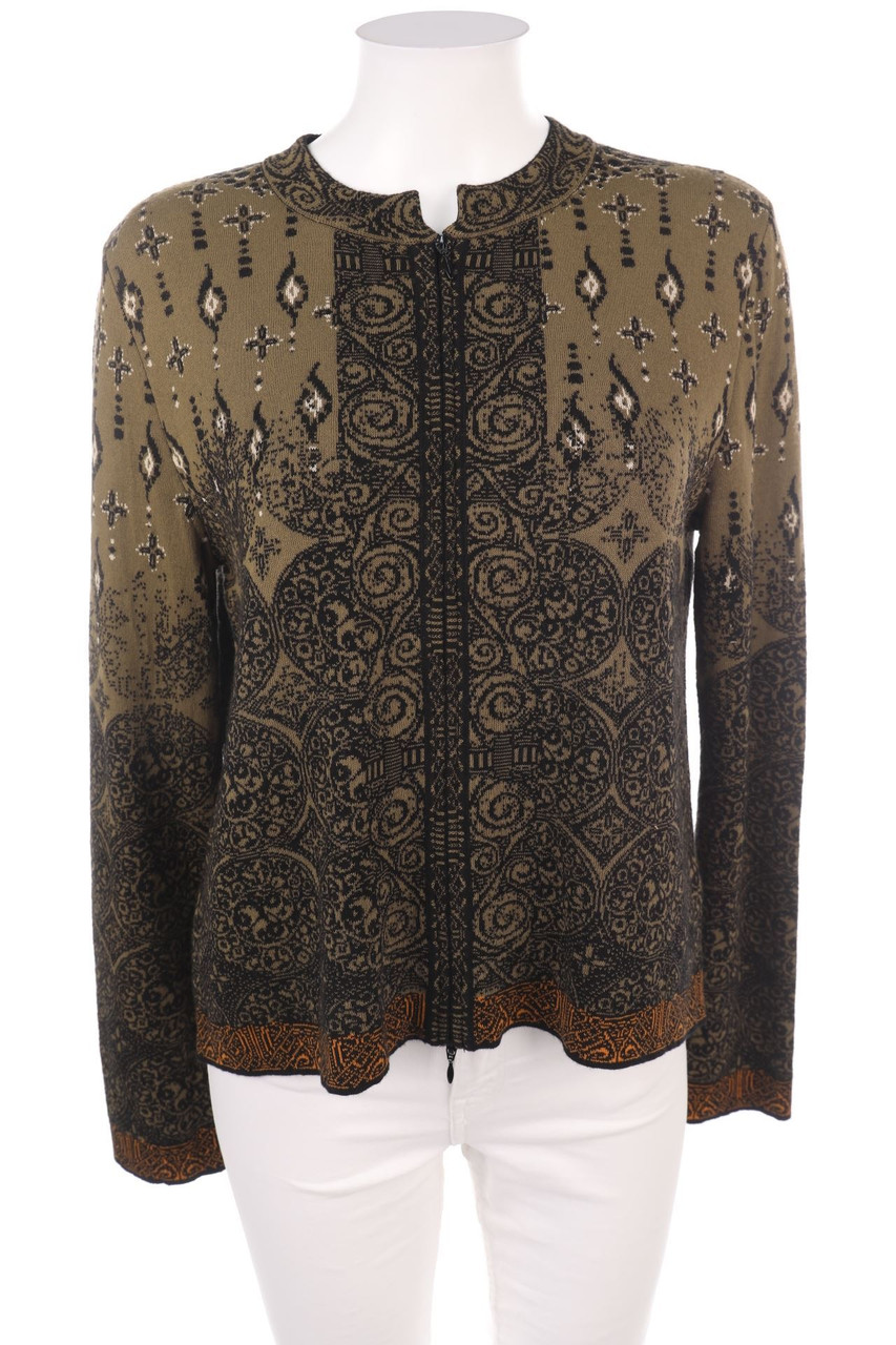 IVKO - Muster-Cardigan mit Zipper - D 40