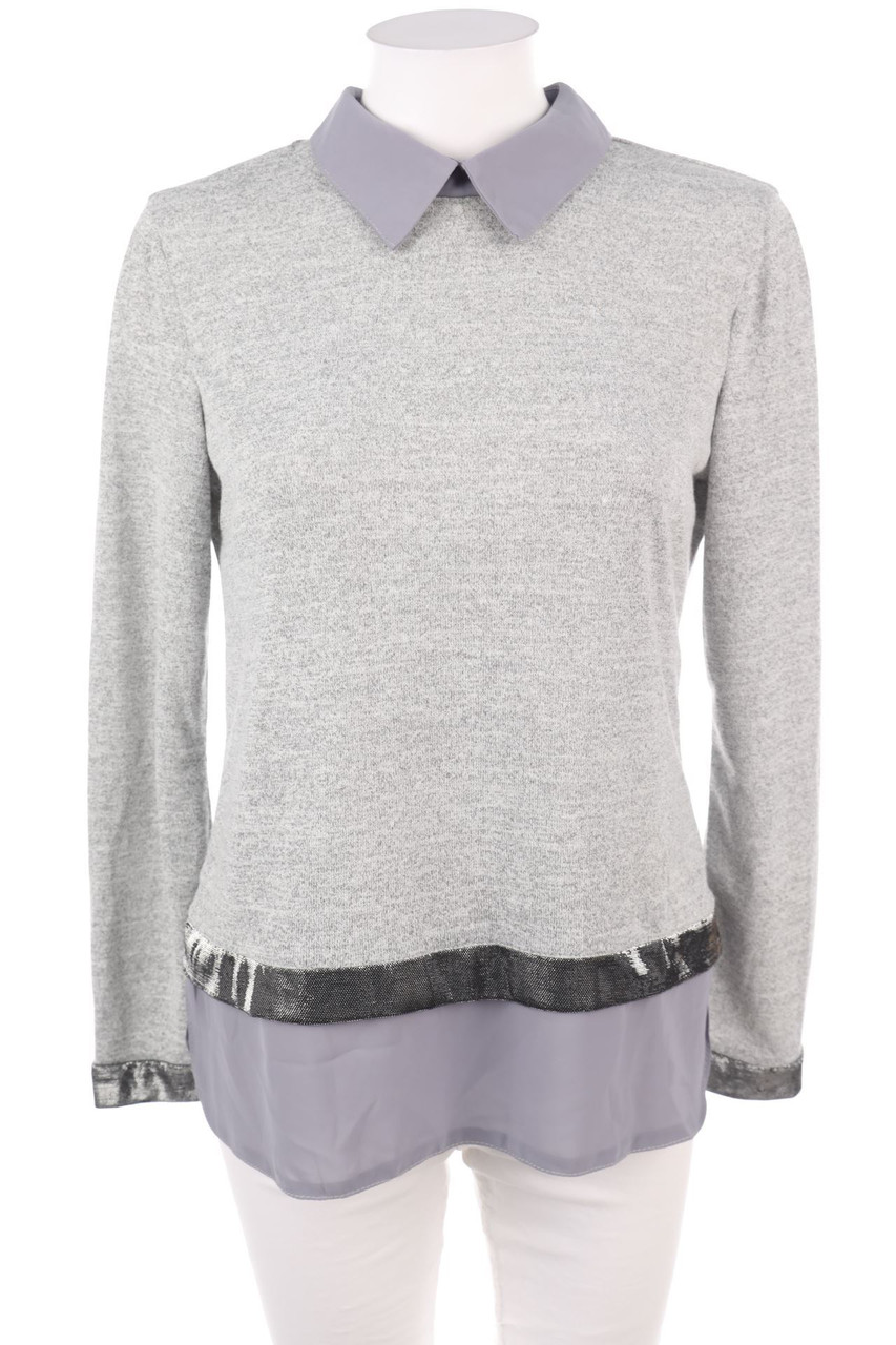 Ohne Label - Strick-Pullover im Layer Look - L