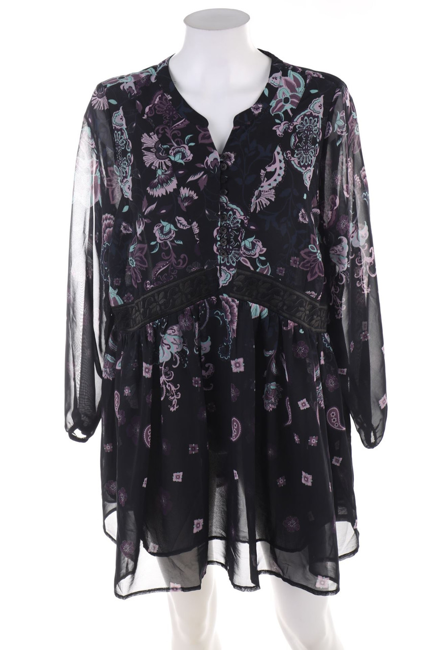 creation L - Bluse mit Muster - 2XL