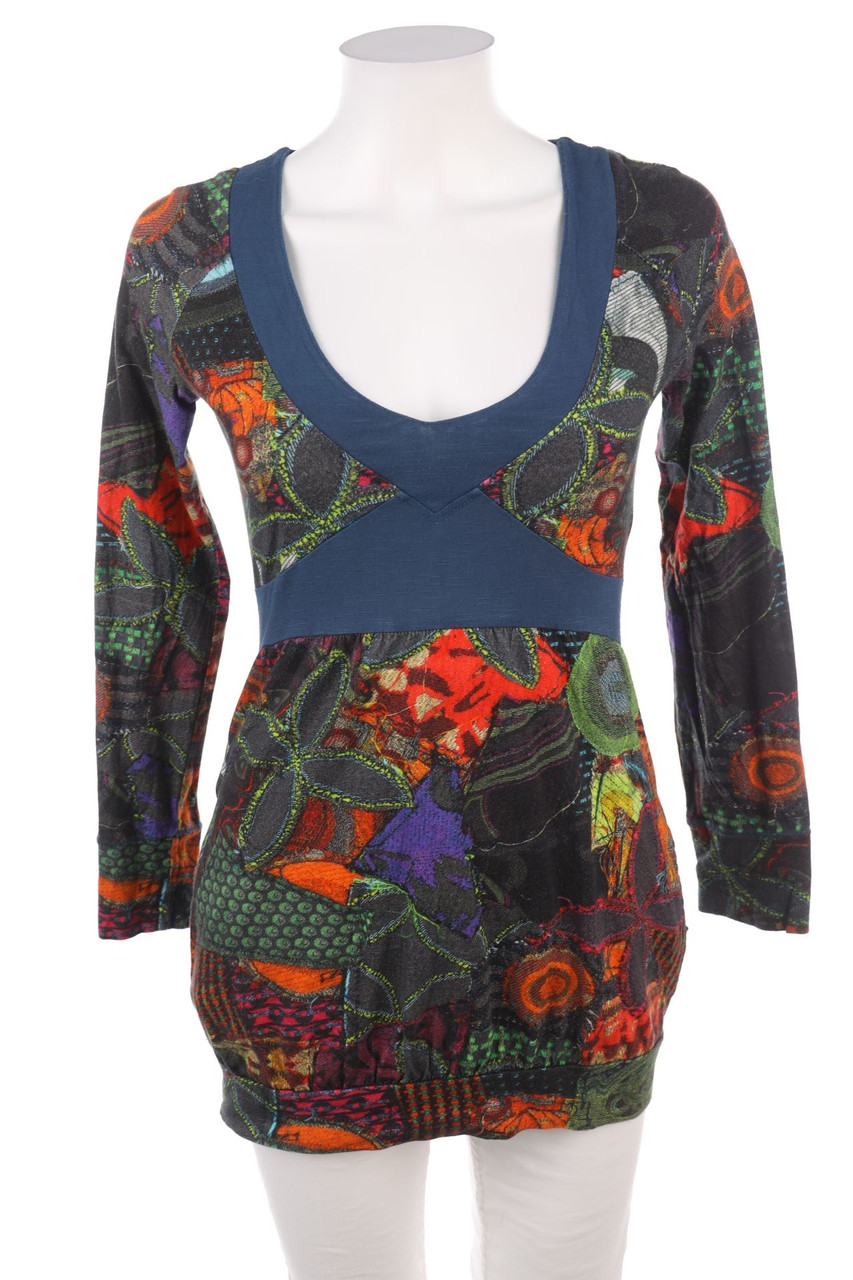 Desigual - Longsleeve-Shirt mit Muster - S