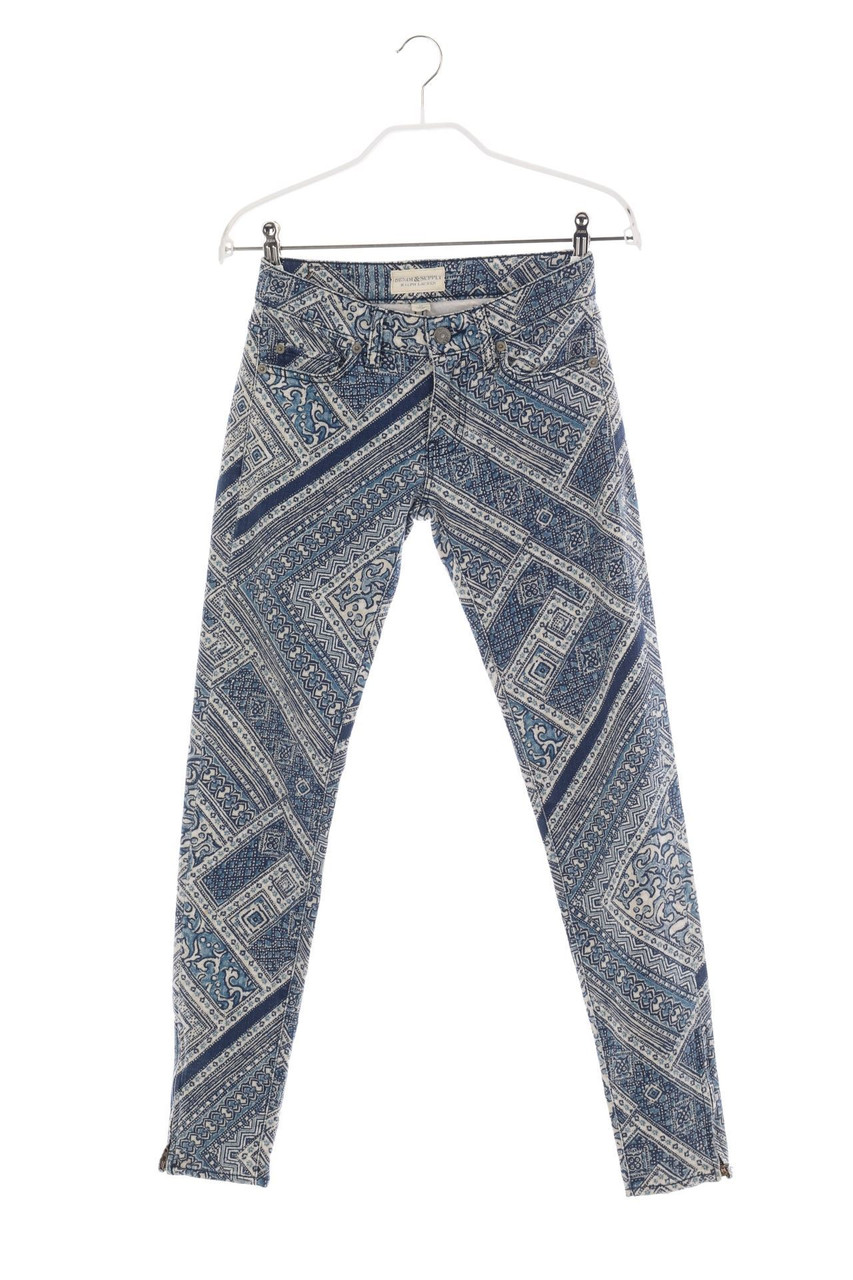 RALPH LAUREN - Skinny-Jeans mit Muster - W24