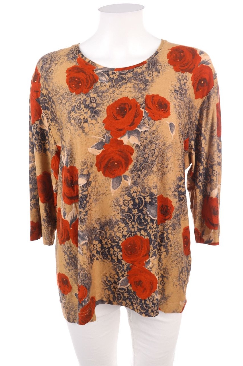 BONITA - Shirt mit Blumen-Print - XL