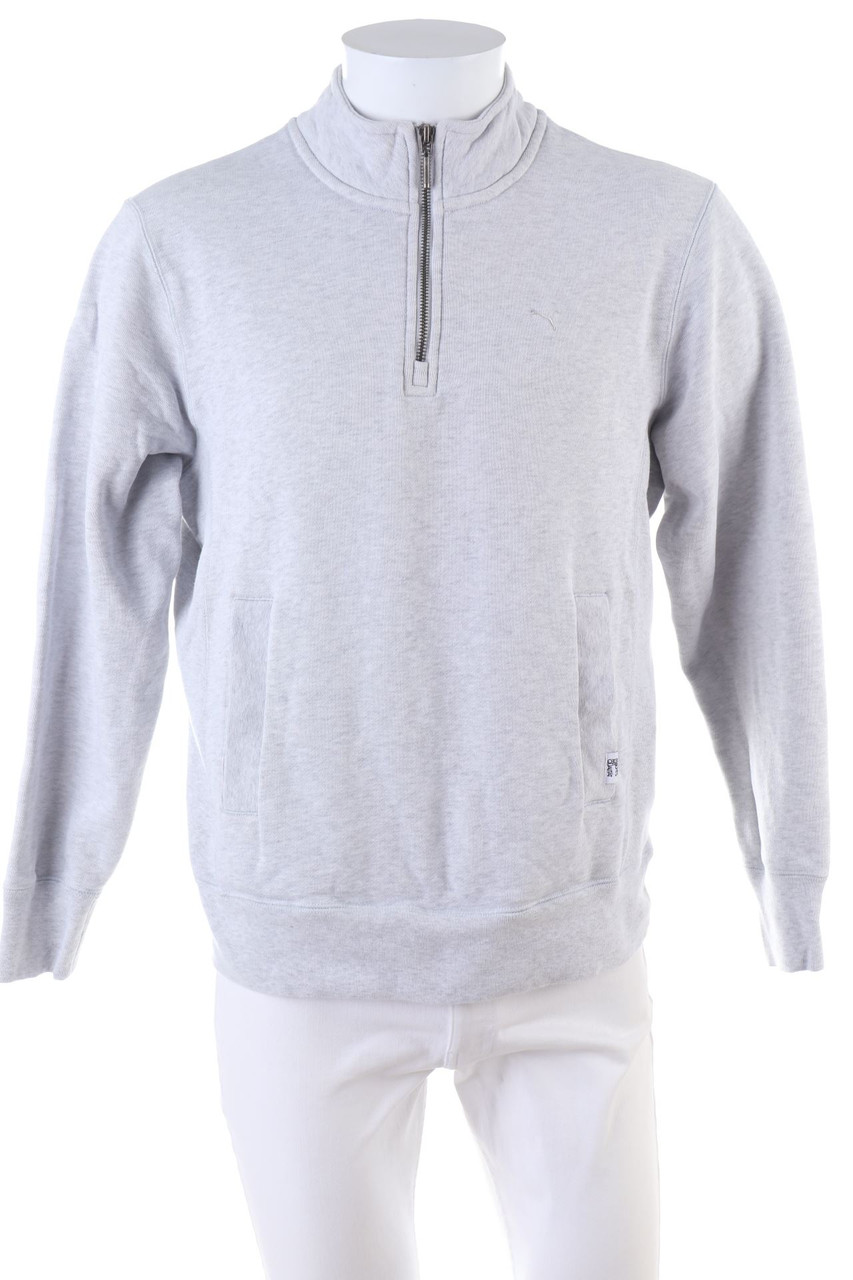 PUMA - Troyer-Pullover aus Baumwolle - M