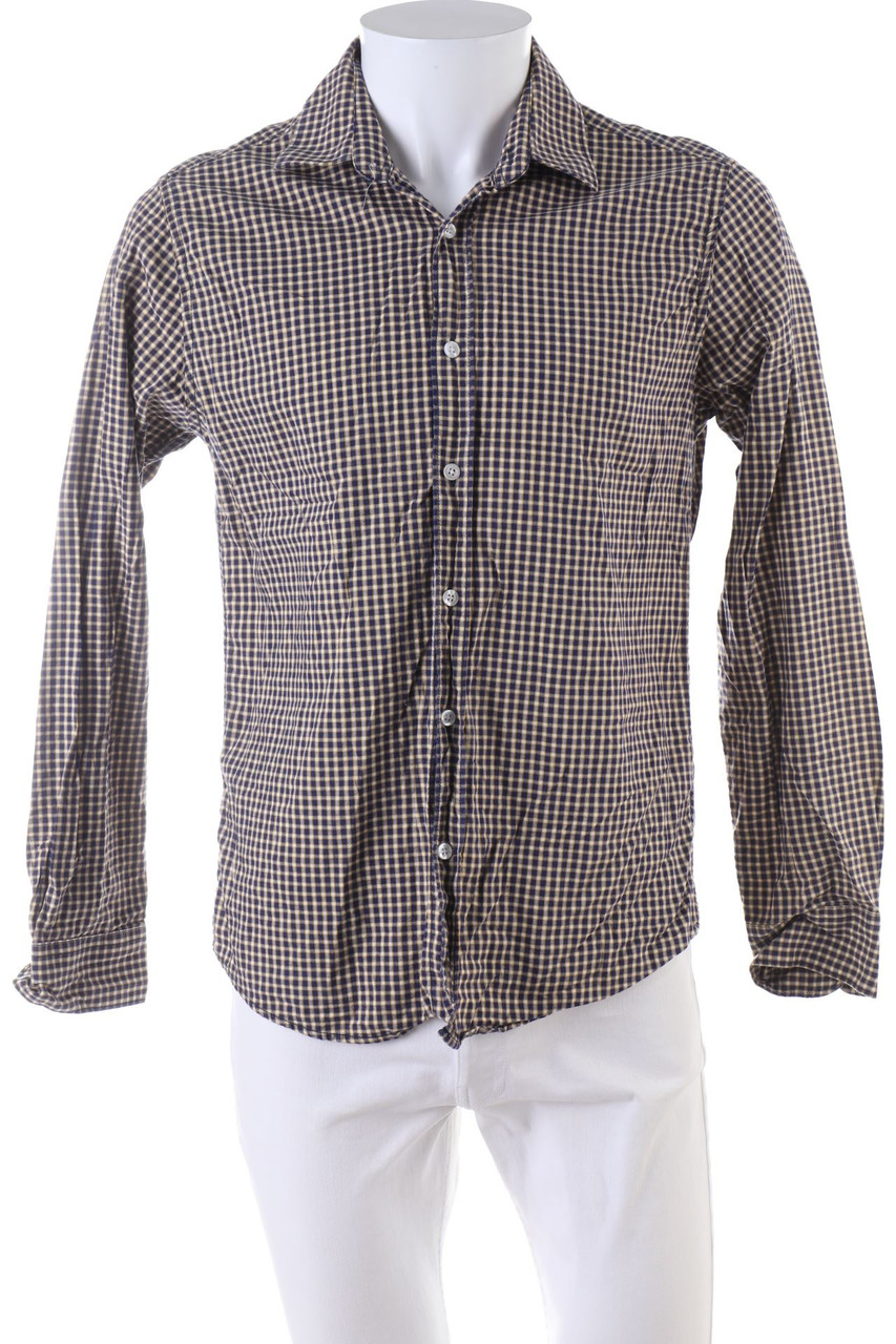 RESERVED - kariertes Hemd aus Baumwolle - S