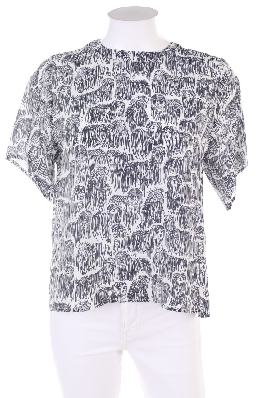Opening Ceremony - Seiden-Bluse mit Print - D 32
