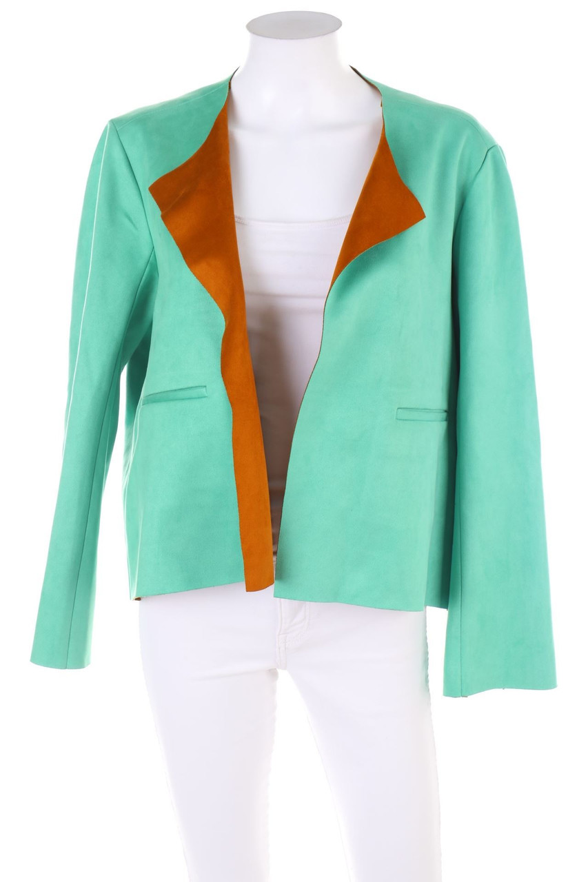 WEILI ZHENG - Faux Leather-Blazer - S