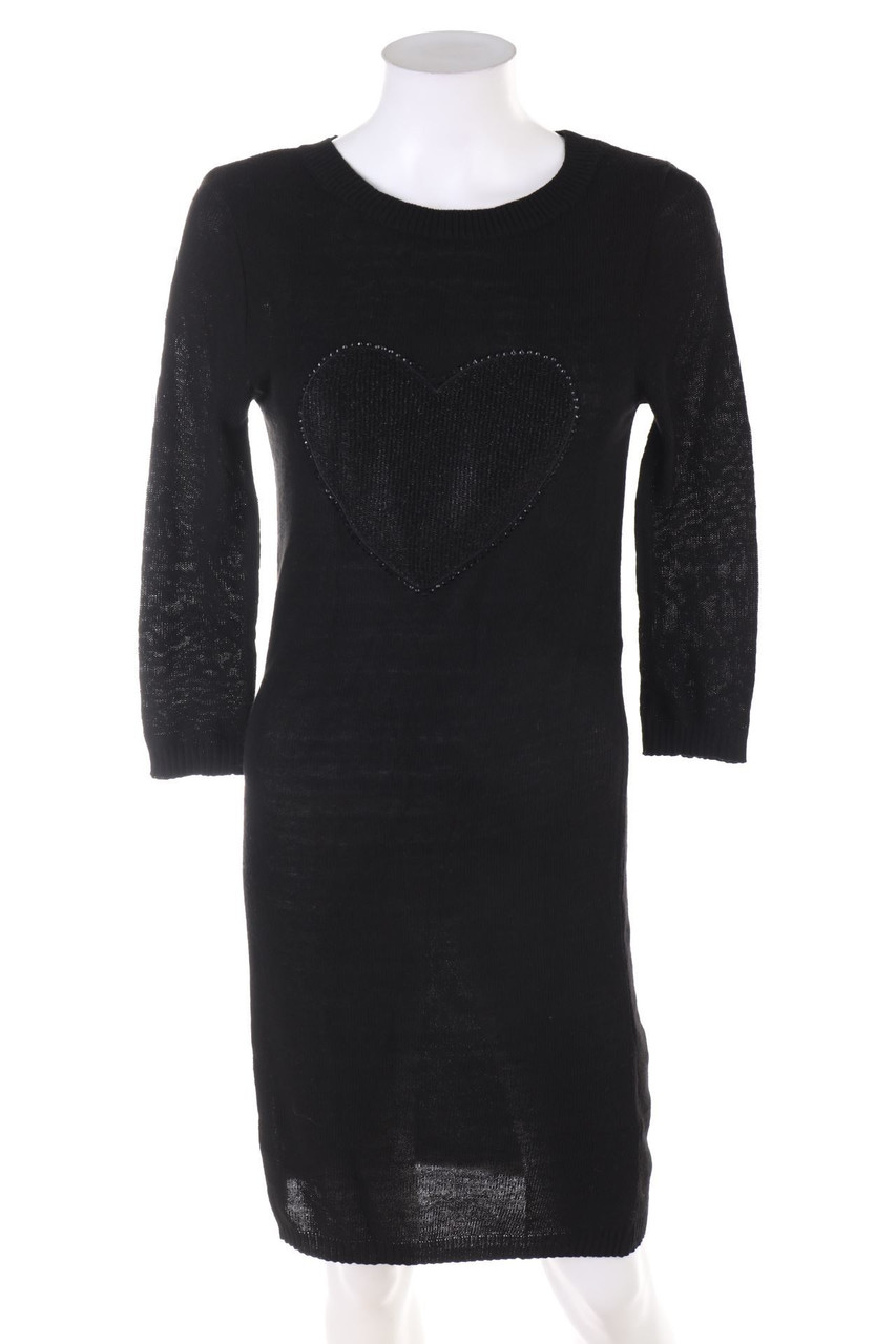 BLUGIRL Folies - Strickkleid mit Strass-Steinen - D 38