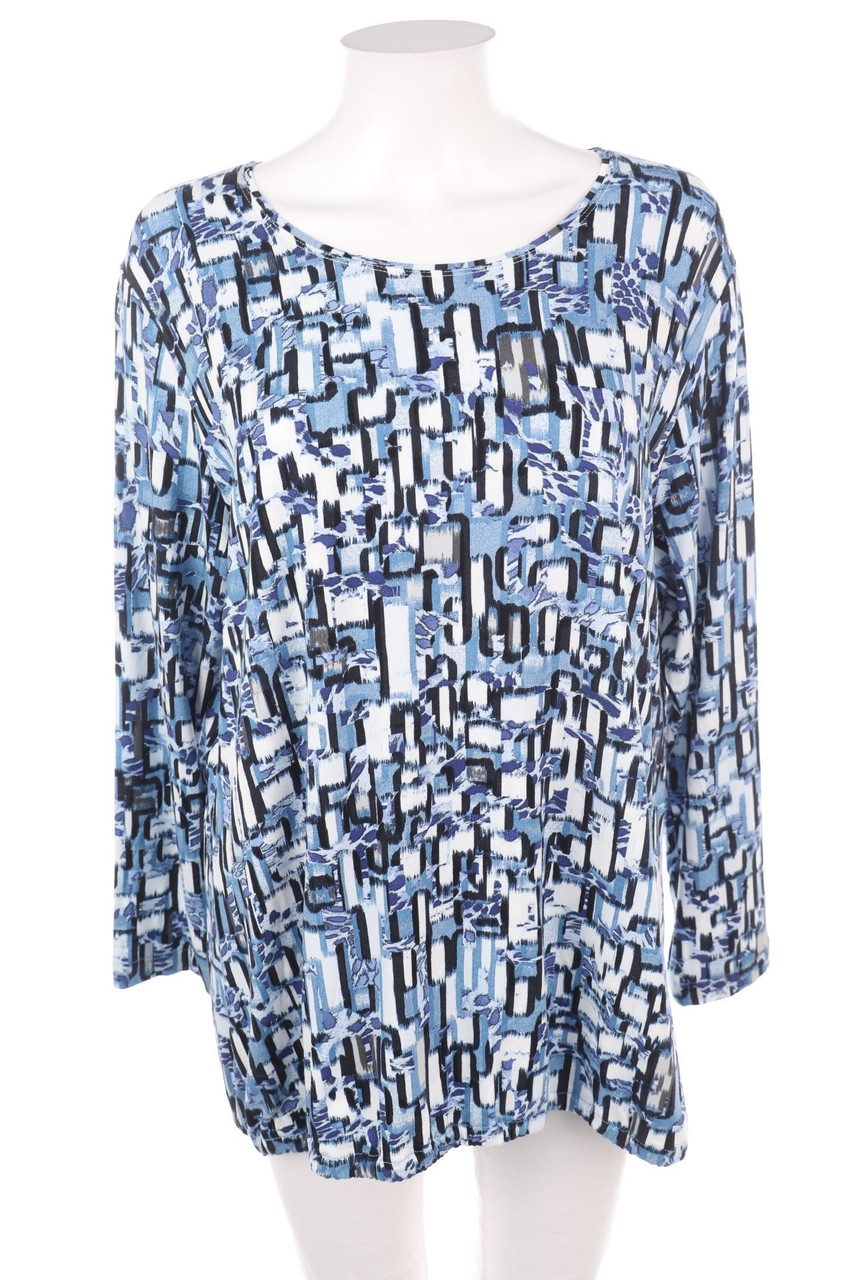 HELENA VERA - Longsleeve-Shirt mit Gummizug - D 52