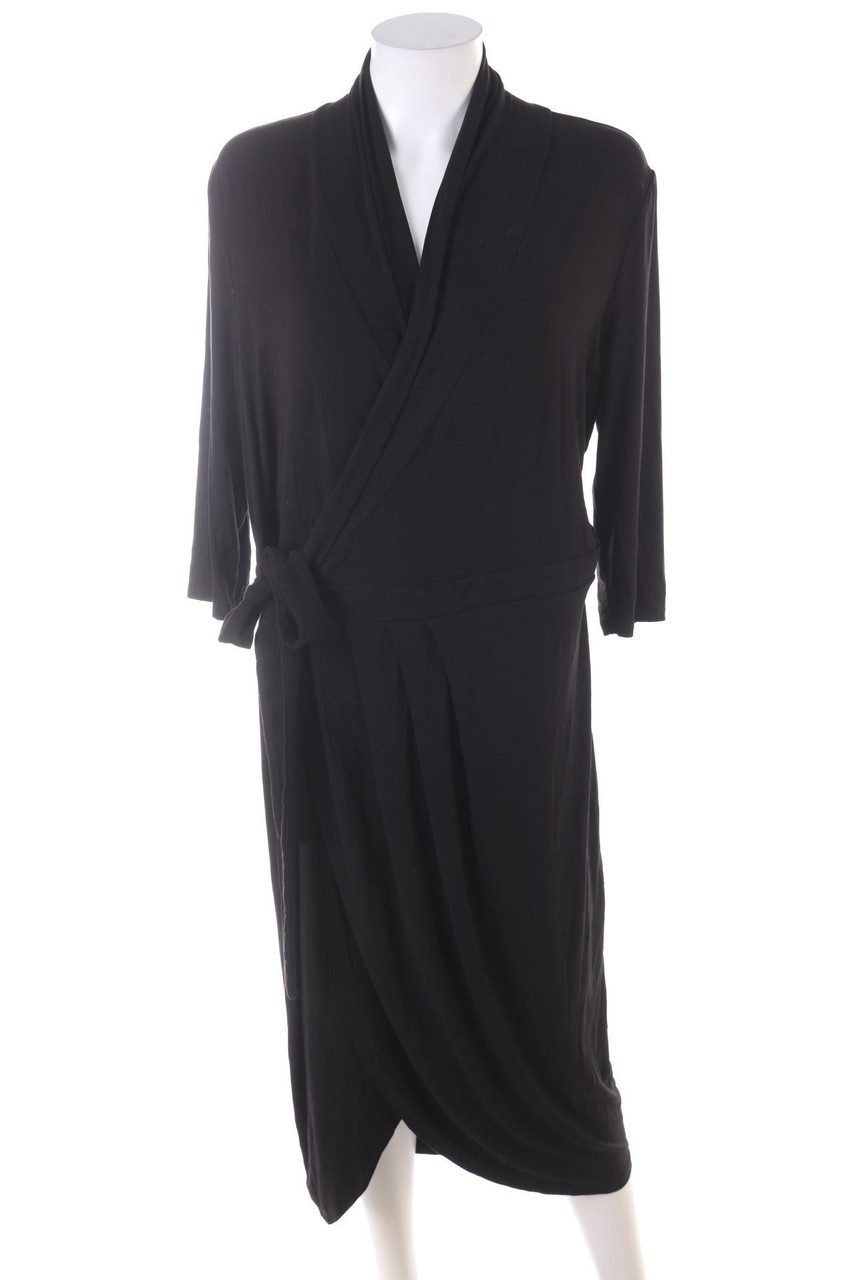 Les Lunes - Midikleid in Wickel-Optik - XL