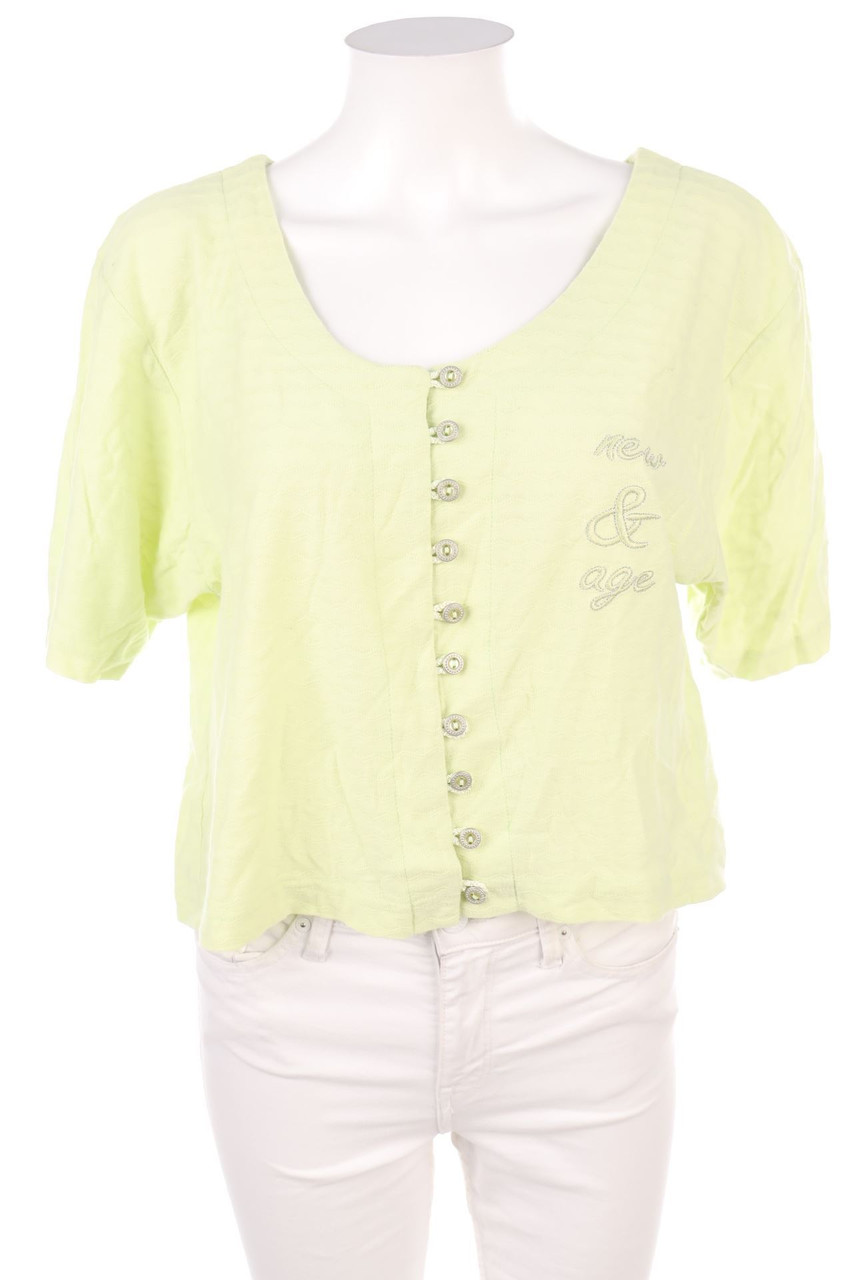 COLOURS OF THE WORLD - Kurzarm-Shirt mit Stickereien - L