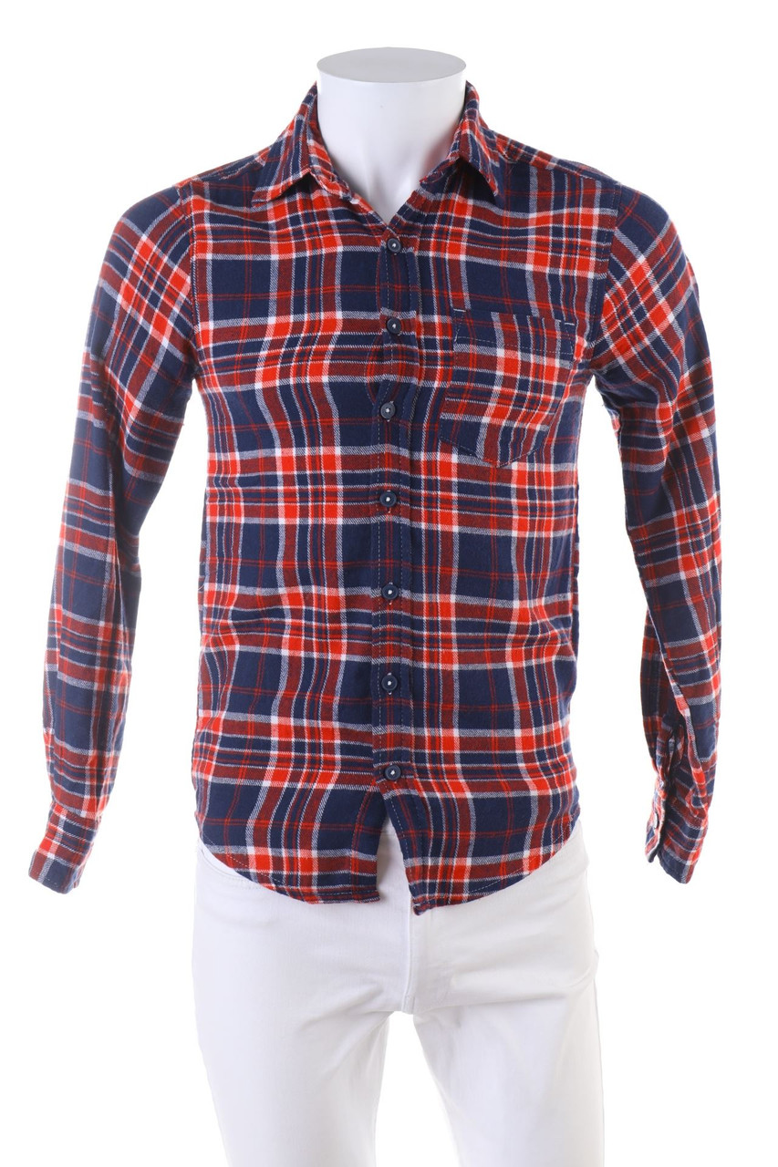 SECONDHAND - kariertes Hemd aus Baumwoll-Mix - S