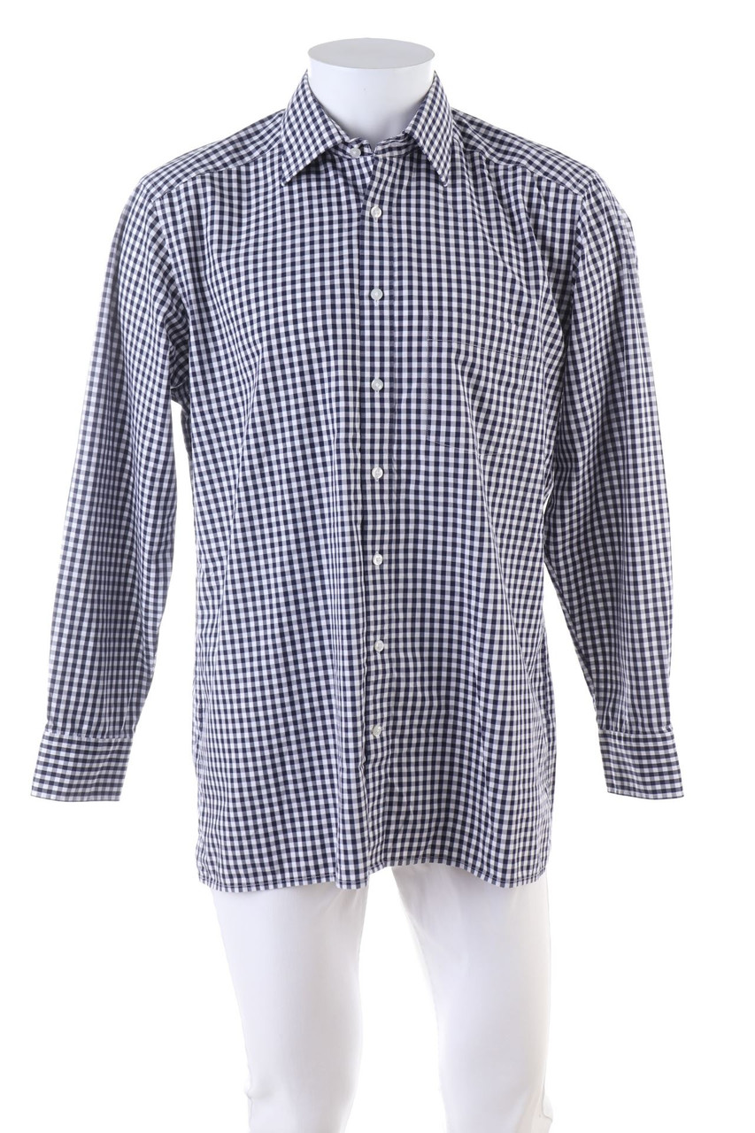 Christian Berg - kariertes Hemd - L