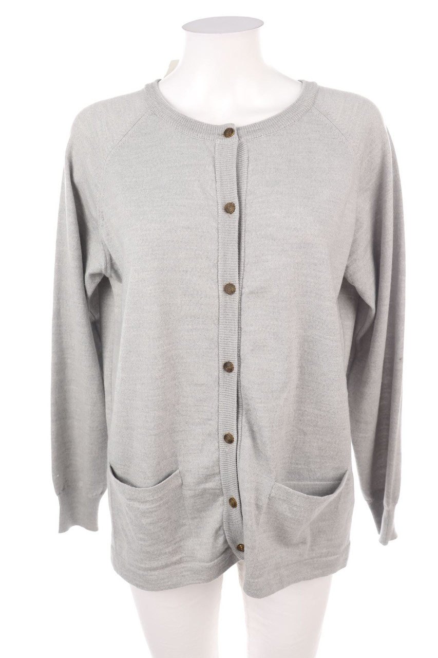 Peter Hahn - Schurwoll-Cardigan - 2XL