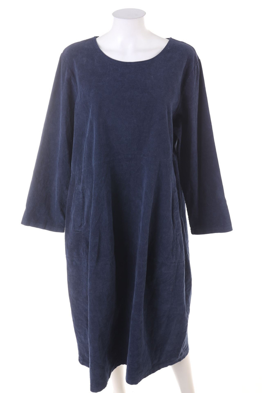 158C - Cord-Midikleid - ONE SIZE