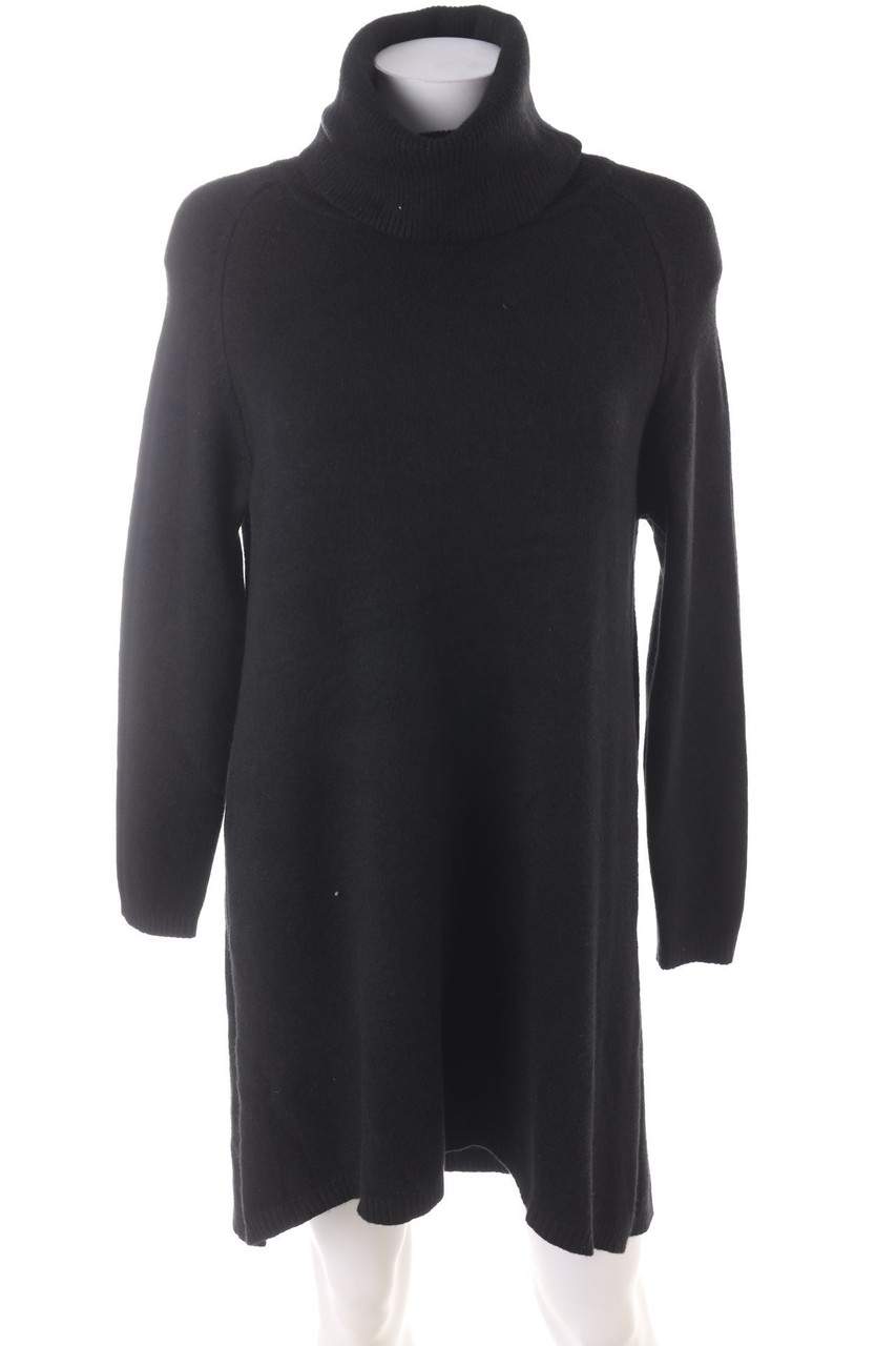 Ohne Label - Strickkleid mit Rollkragen - D 40