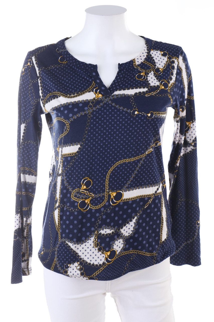 JEAN PASCALE - Bluse mit Print - S