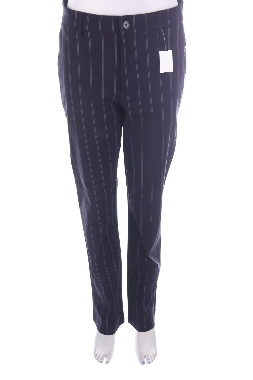 HELENA VERA - Chino-Hose mit Streifen - XL